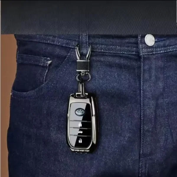Windproof Remote Keychain Lighter – Refillable & Portable Flame Tool - Image 3